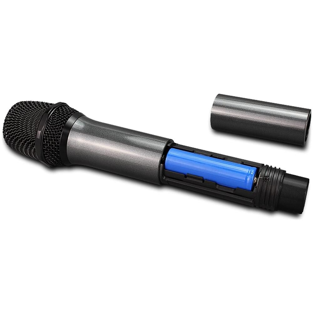 Microfono Wireless In Confezione Da 2 / Riverbero Bluetooth Con Cavo Porta Android Black - Foto 2