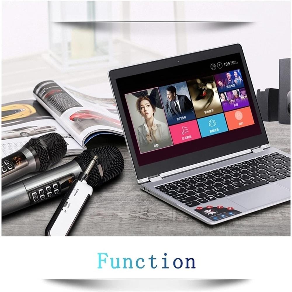 Microfono Wireless In Confezione Da 2 / Riverbero Bluetooth Con Cavo Porta Android Black - Foto 4