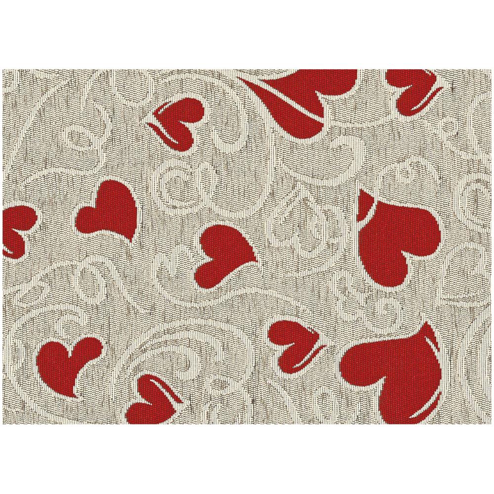 Tappeto Passatoia Cucina Corsia Retro Antiscivolo Disegno Amour By Suardi 55x240 Tortorosso - Foto 2