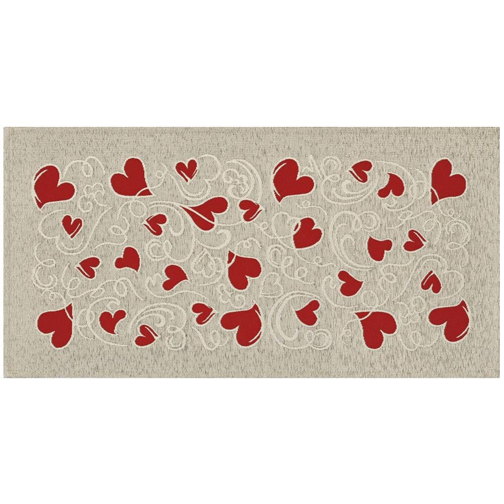 Tappeto Passatoia Cucina Corsia Retro Antiscivolo Disegno Amour By Suardi 55x240 Tortorosso - Foto 1