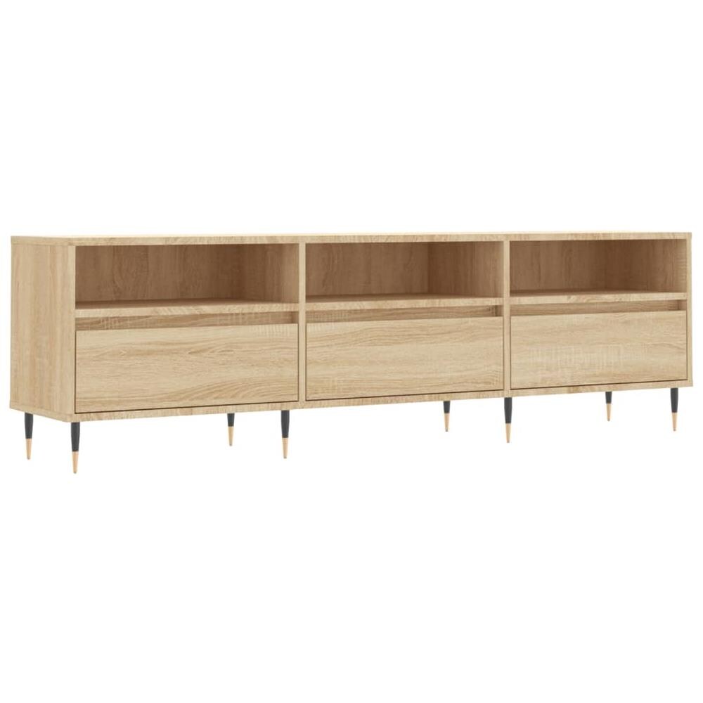 Mobile Porta Tv Rovere Sonoma 150x30x44,5 Cm Legno Multistrato - Foto 2