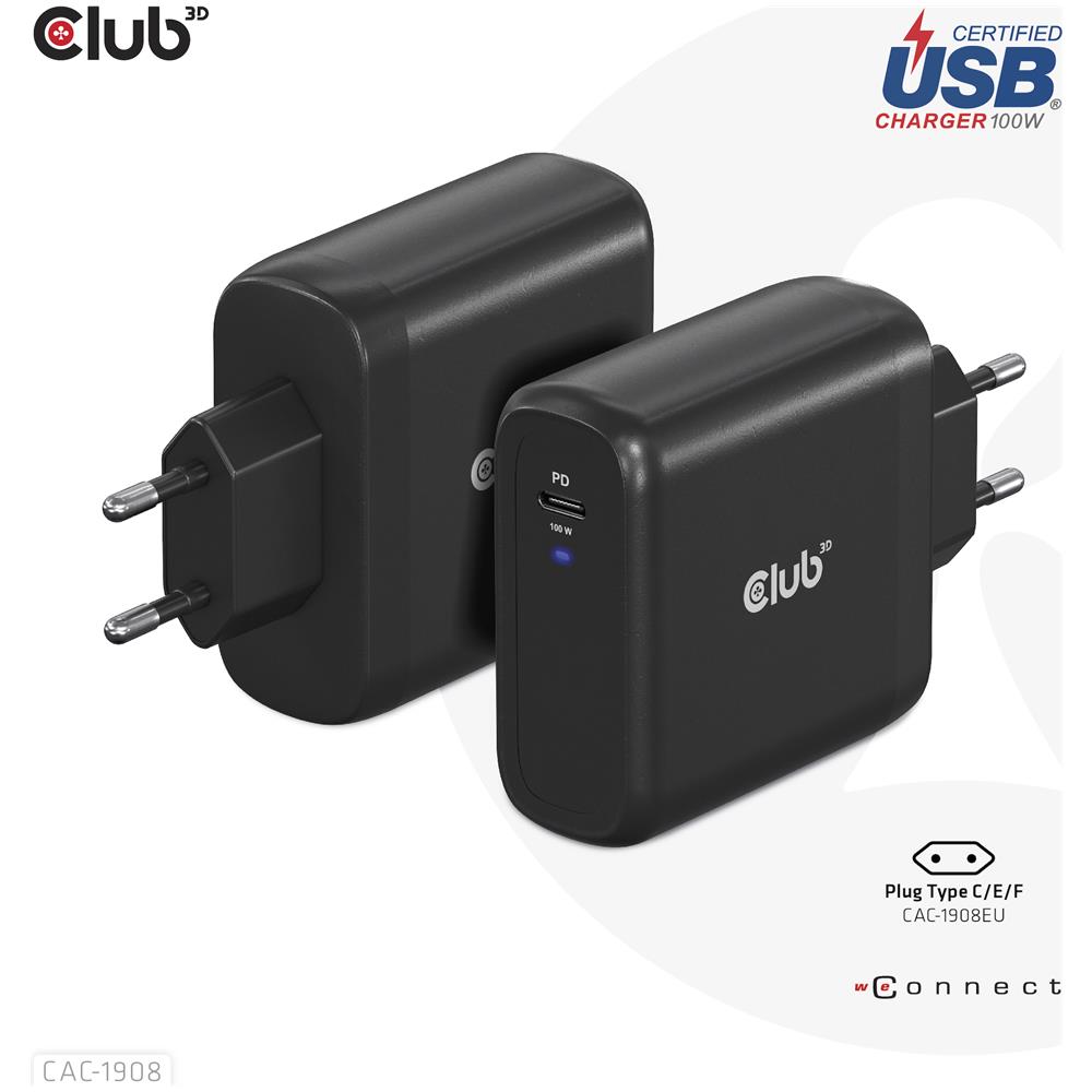 CAC-1908 Caricabatterie per dispositivi mobili Comandi di gaming, Computer portatile, Telefono cellulare, Computer portatile, Console portatile, Smartphone Nero USB Interno - Foto 2