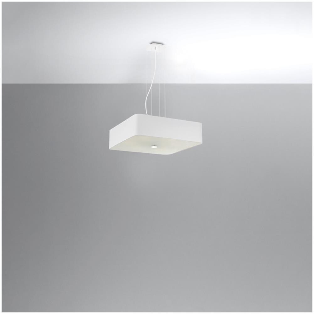 Lampadario Lokko 55 Bianco Sl. 0823 - Minimalista Lampadari Bianco 105x55x55 Cm - Foto 2