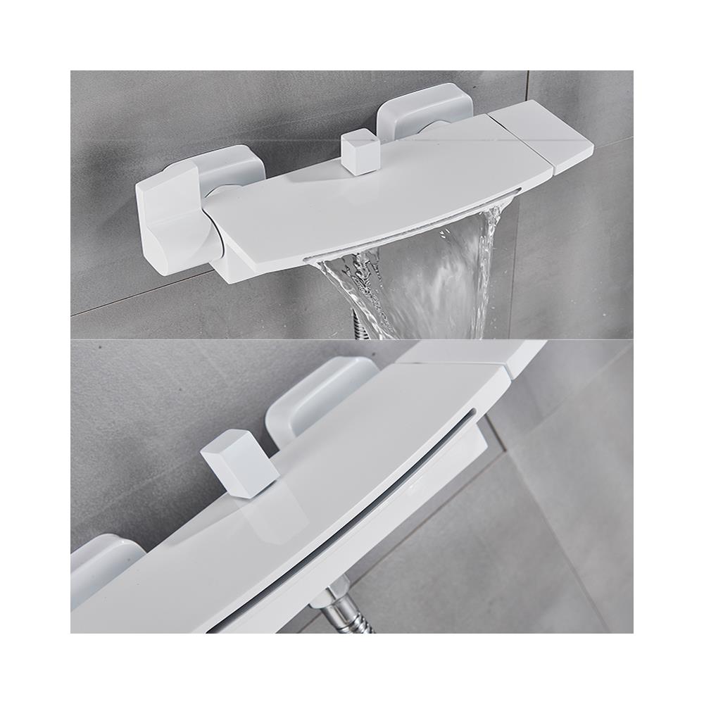Rubinetto per vasca, Blackswan, tipo M12, modello bianco, misura 27 cm - Foto 4