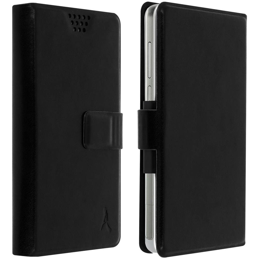 Custodia A Libro Universale Per Smartphone 5'' - Nera - Foto 2