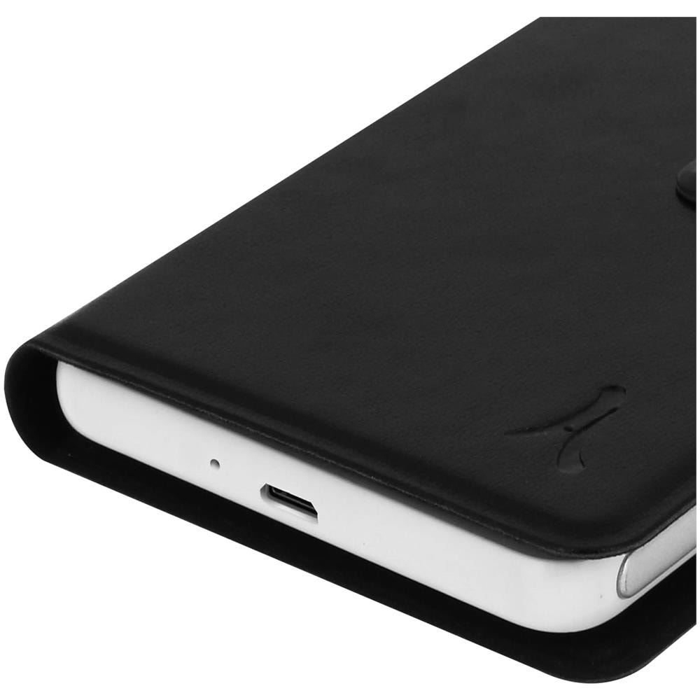Custodia A Libro Universale Per Smartphone 5'' - Nera - Foto 5