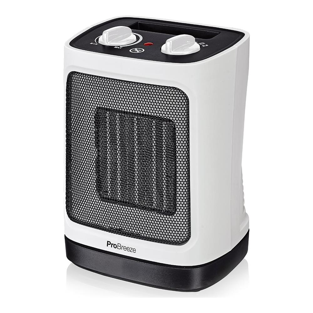 Mini Termoventilatore In Ceramica 2000w. Oscillazione Automatica E 2 Impostazioni Di Temperatura, Bianco - Foto 2