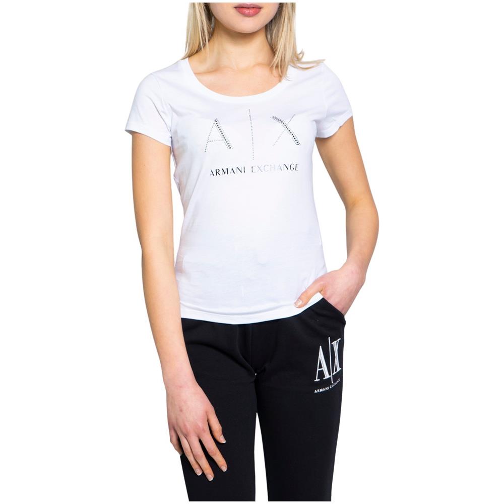 Marchio: Armani Exchange - Genere: Donna - Tipologia: T-shicolore: Bianco, Taglia: M - Foto 1
