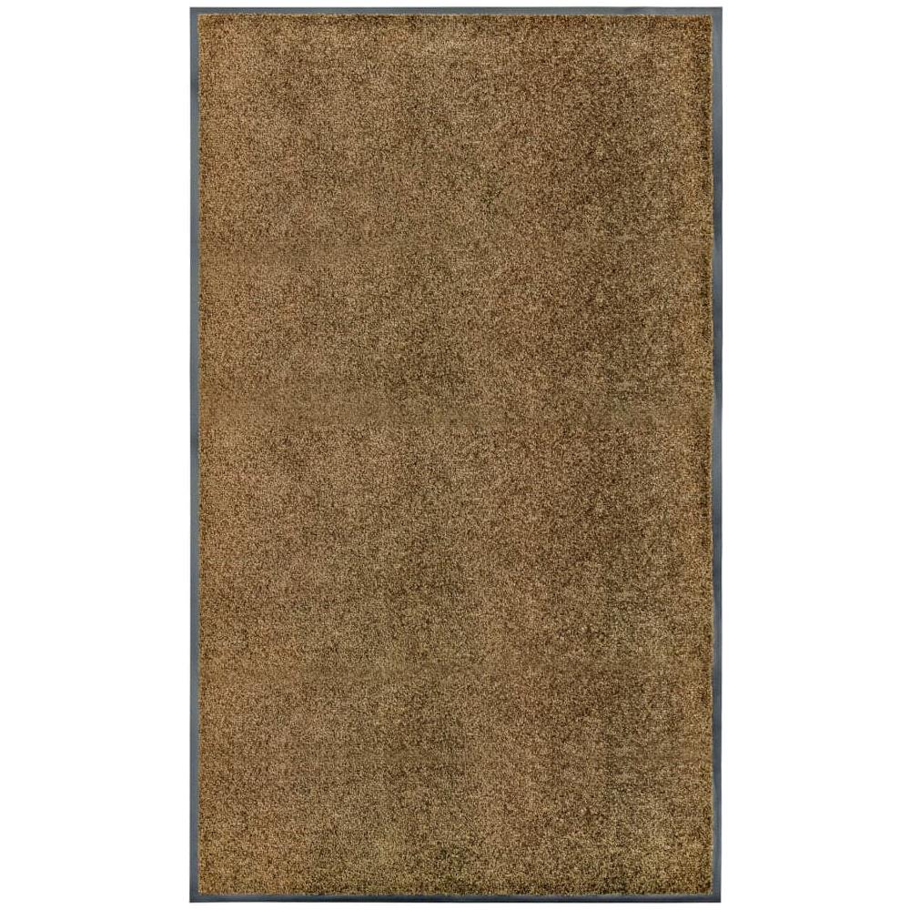 Zerbino Lavabile Marrone 90x150 Cm - Foto 1