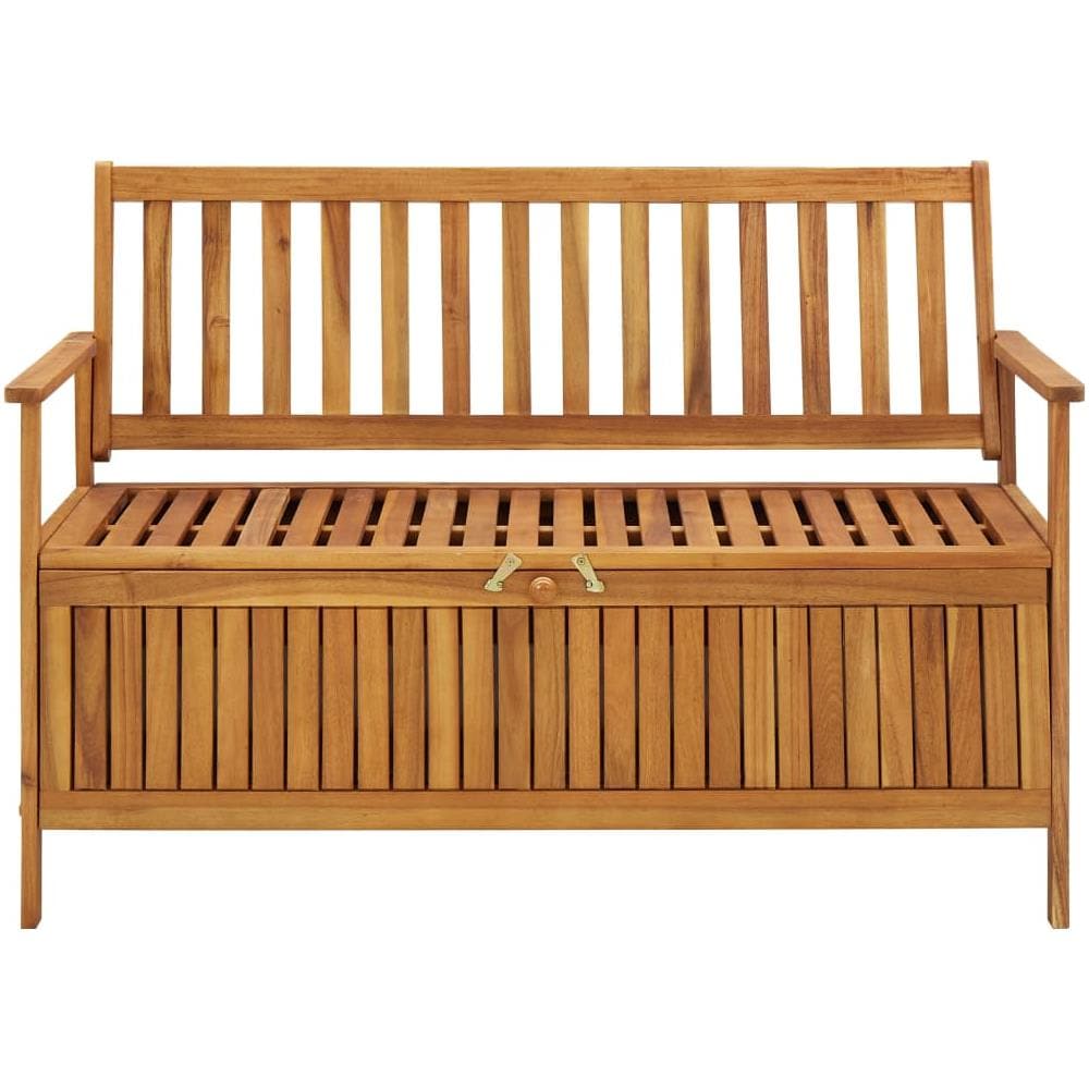 Cassapanca da Giardino 120 cm in Legno Massello di Acacia - Foto 2