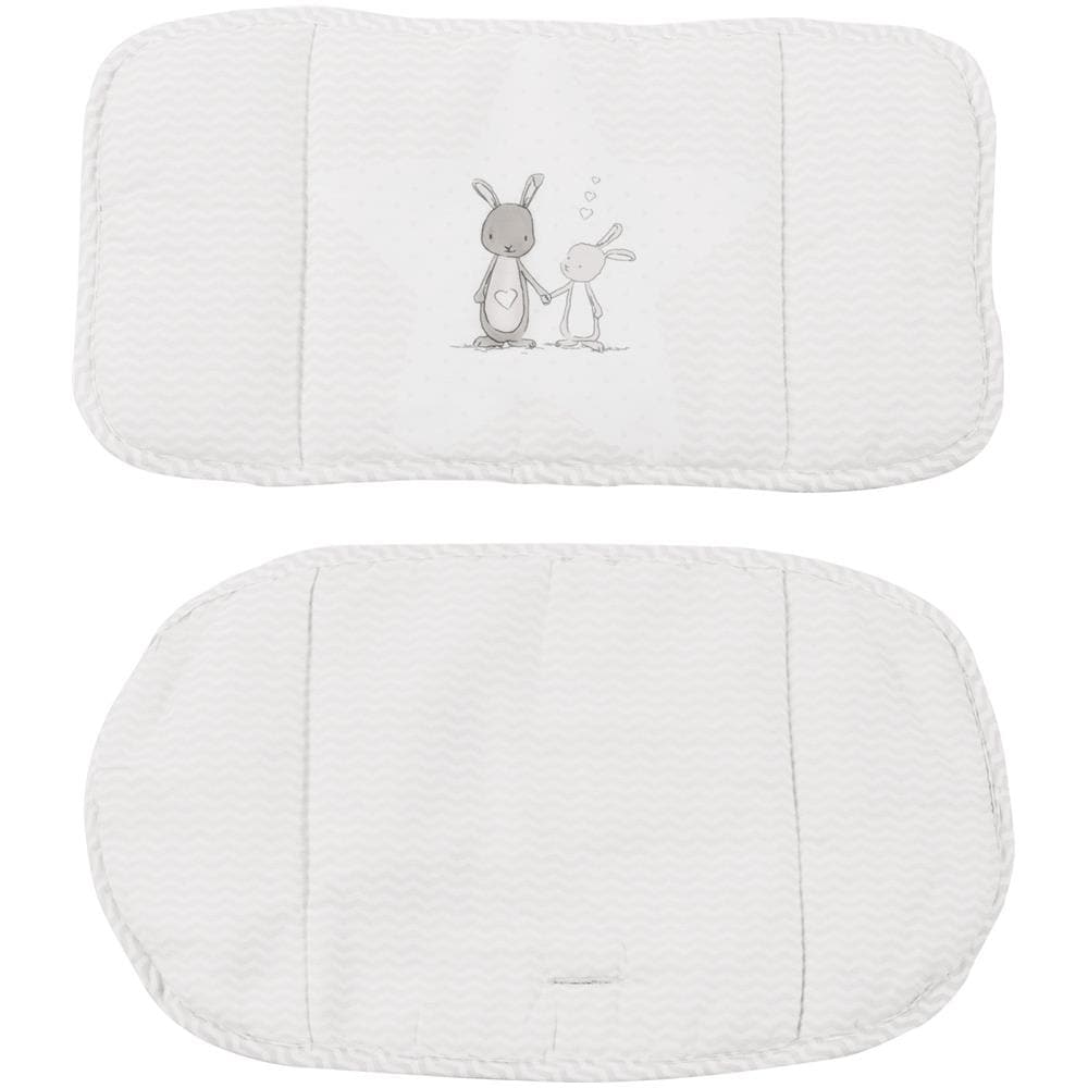 Riduttore Per Sedia ""fox E Bunny"", 2 Pezzi, Cuscino Per Seggiolone - Foto 1