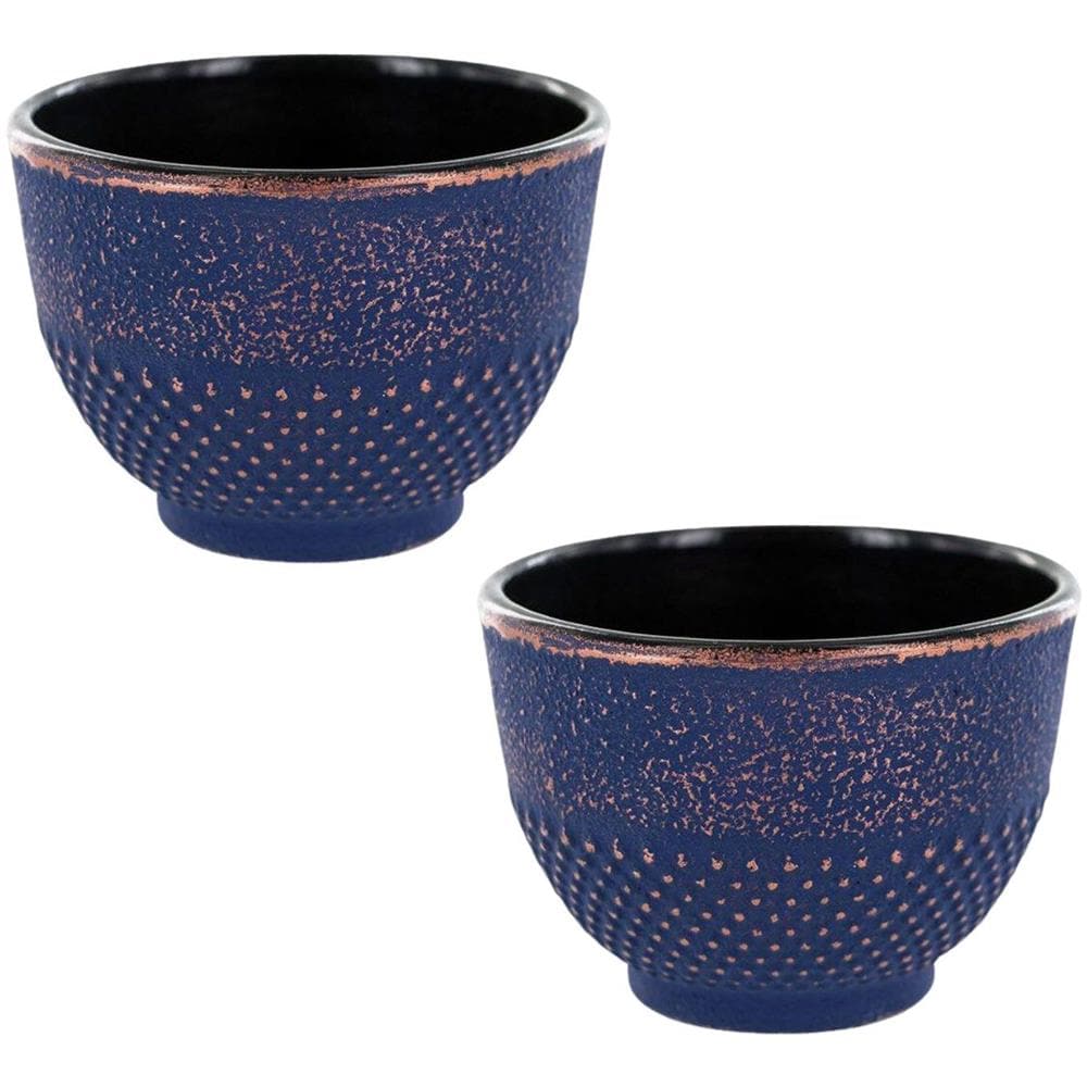 2 Tazze In Ghisa Blu E Bronzo - 0,15 L - Foto 1