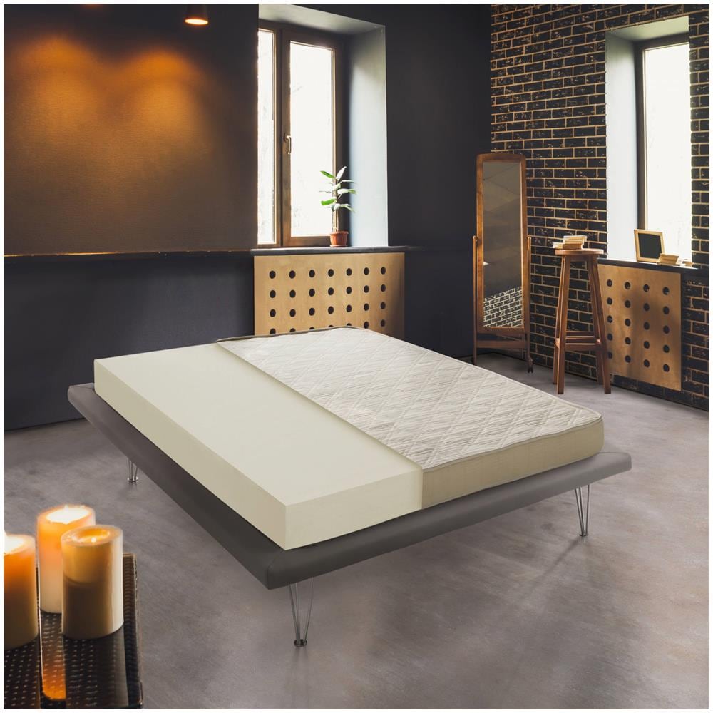 Materasso Matrimoniale Liliana, Materasso In Waterfoam, 100% Made In Italy, Anti Acaro E Anallergico, Cm 160x190h14 - Foto 1