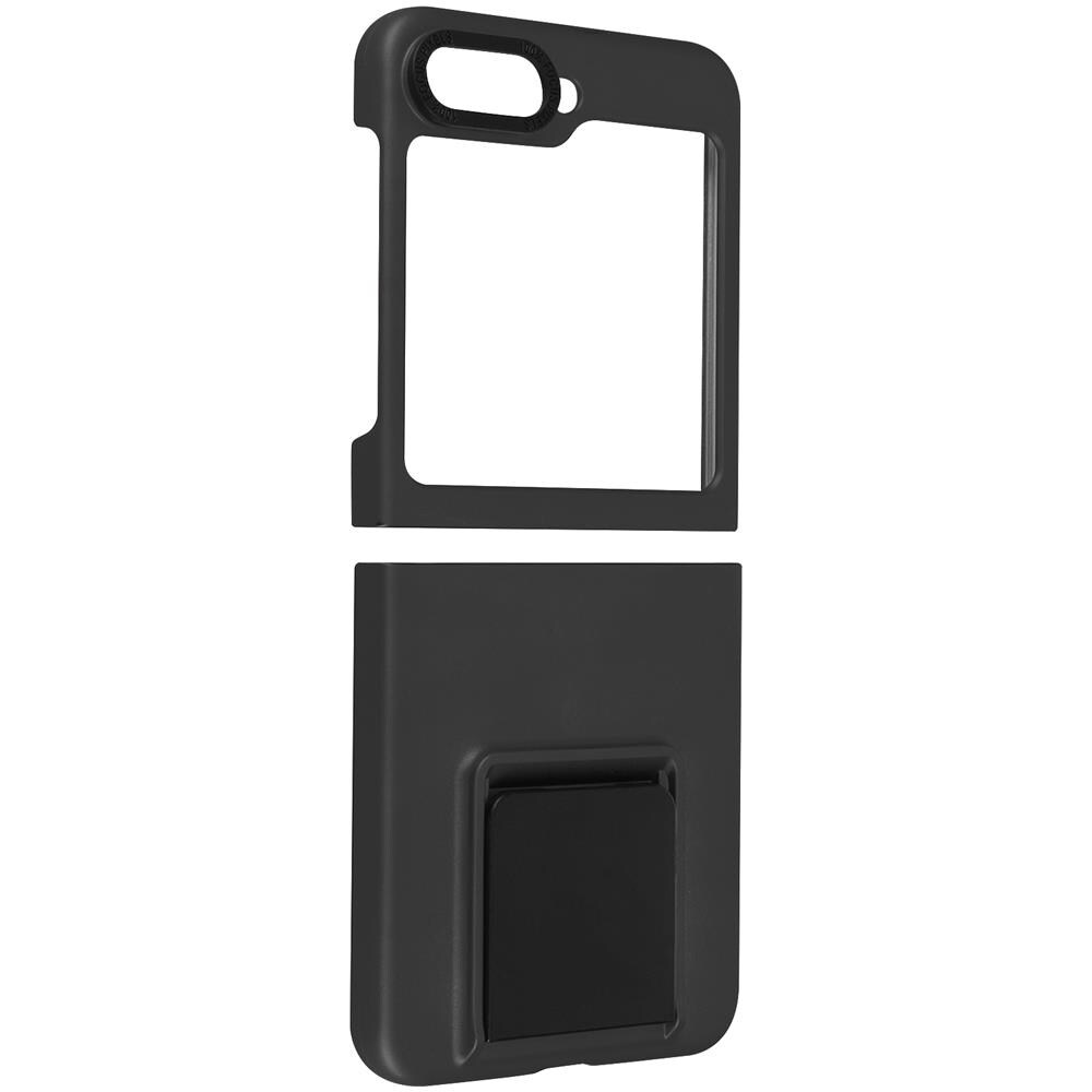 Cover Per Samsung Galaxy Z Flip5 Cavalletto Supporto Serie Classic Stand Nera - Foto 5