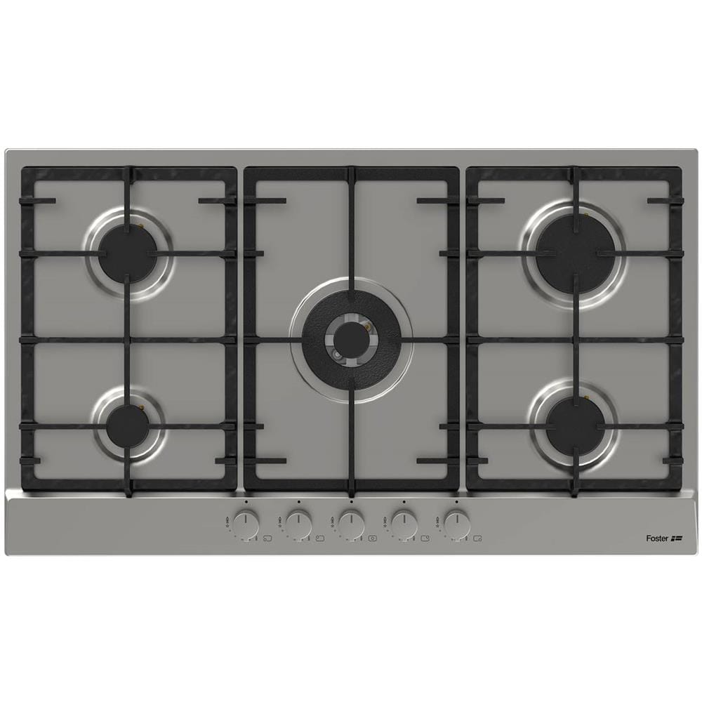 Piano Cottura 7017032 a Gas da Incasso 5 Zone Cottura da 86 cm Colore Acciaio - Foto 1