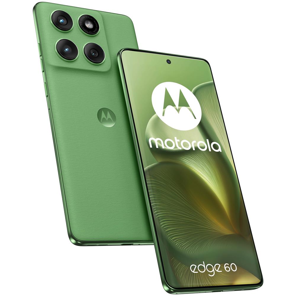 Edge 60 5G con Moto AI 256GB 8GB Ram Display 6.67" pOLED 120Hz Main Camera 50+50+10MP Selfie 50MP NanoSIM + eSIM Android 15 Dimensity 7300 5200mAh Pantone Shamrock - Foto 1