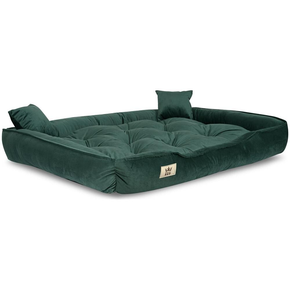 130x105 cm Letto per cani in velluto verde scuro impermeabile - Foto 2