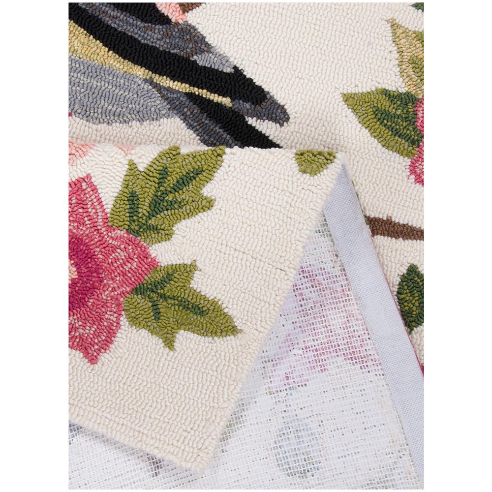 Tappeto da patio Rosetta di, 160x230 cm, bianco /maculato, per interni /esterni - Foto 2