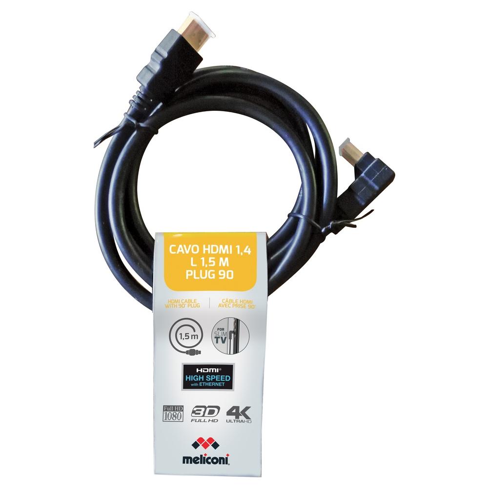 Cavo HDMI Ultra HD Plug 90° Lunghezza 1,5 metri - Foto 2