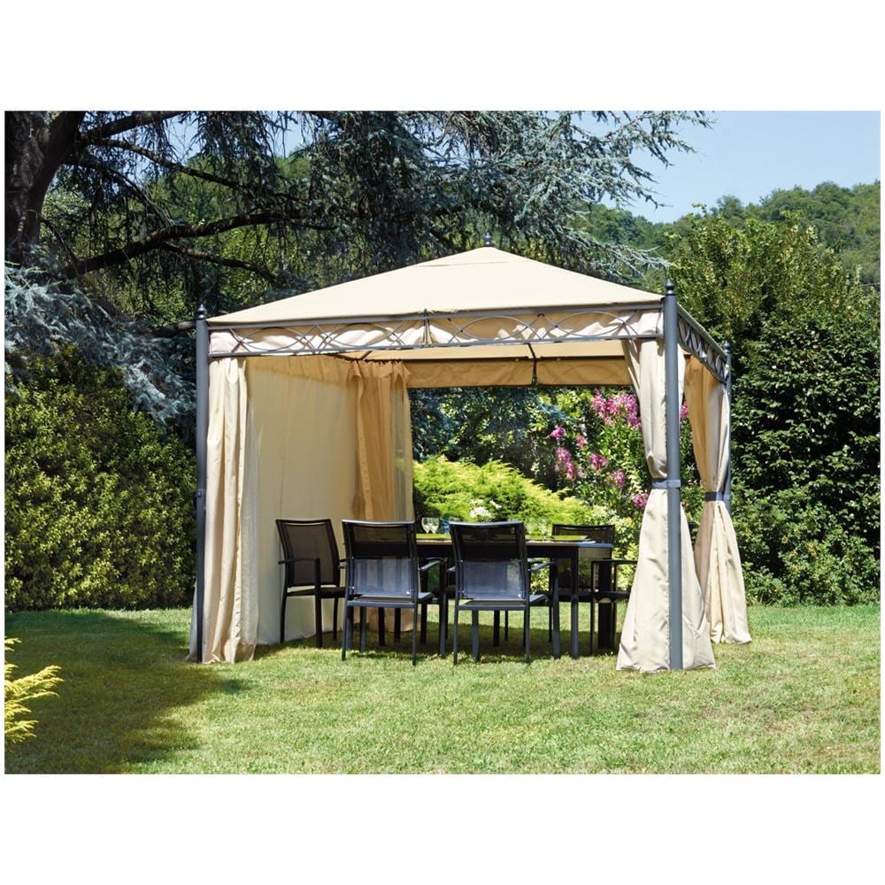 Gazebo Da Giardino 3 X 3 Metri Con Tende Laterali - Foto 1