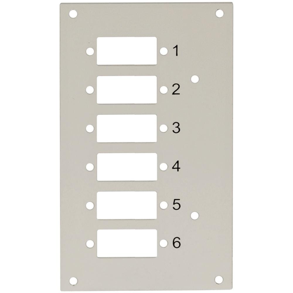 I-CASE DIN-SPL6SCD - Pannello Frontale 6 Connessioni SC-Duplex per Box Ottico - Foto 1
