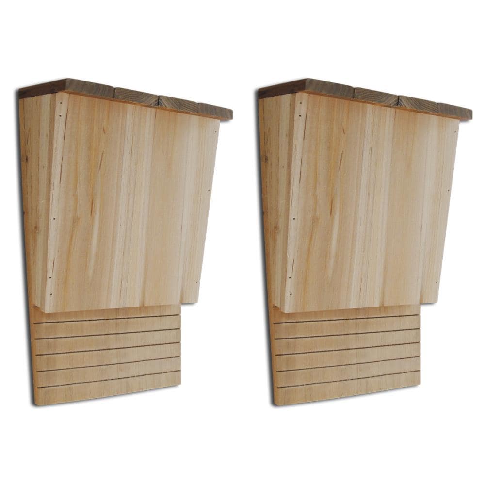 Set 2 Pz Casetta Nido Per Pipistrelli 22 X 12 34 Cm - Foto 1
