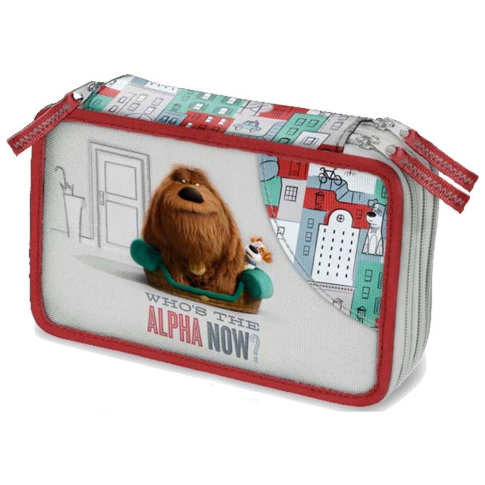 Astuccio Pets Metropolitan Gut Cane 3 Zip Triplo Accessoriato Scuola Bambini - Foto 1