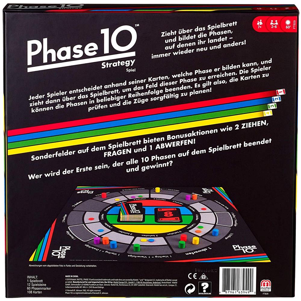 Phase 10 Strategy Brettspiel | FTB29 - Foto 5