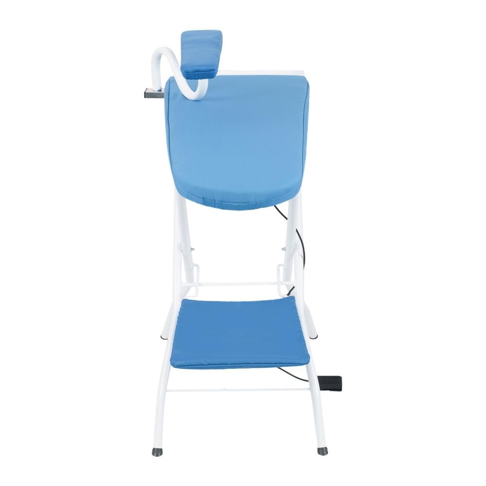 Asse Da Stiro Professionale Piano Riscaldato A Risparmio Energetico Motore Aspirante Braccetto Stiramaniche Aspirante Ruote Alla Base Pieghevole Tavolo Da Stiro Termoaspirante Con Altezza Regolabile Eolo As03 - Foto 7