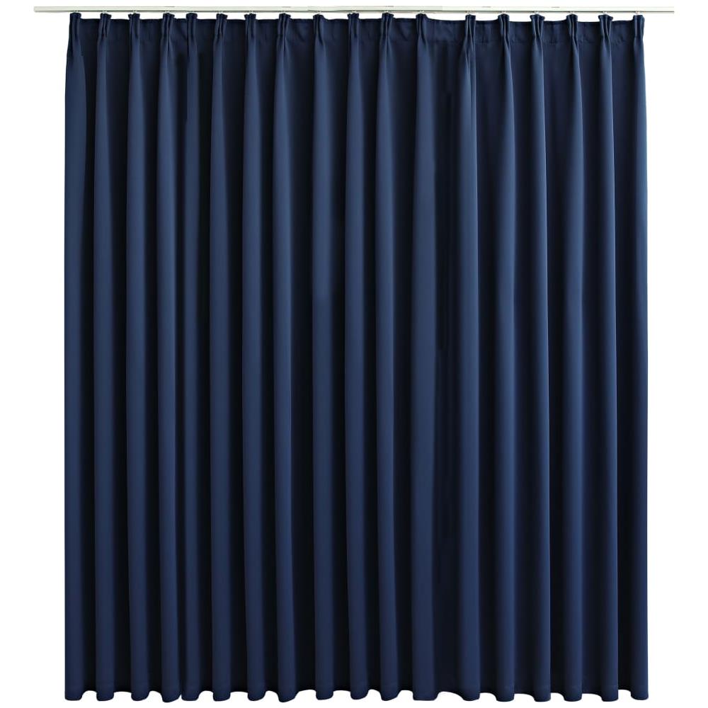 Tenda Oscurante Con Ganci Blu 290x245 Cm - Foto 2