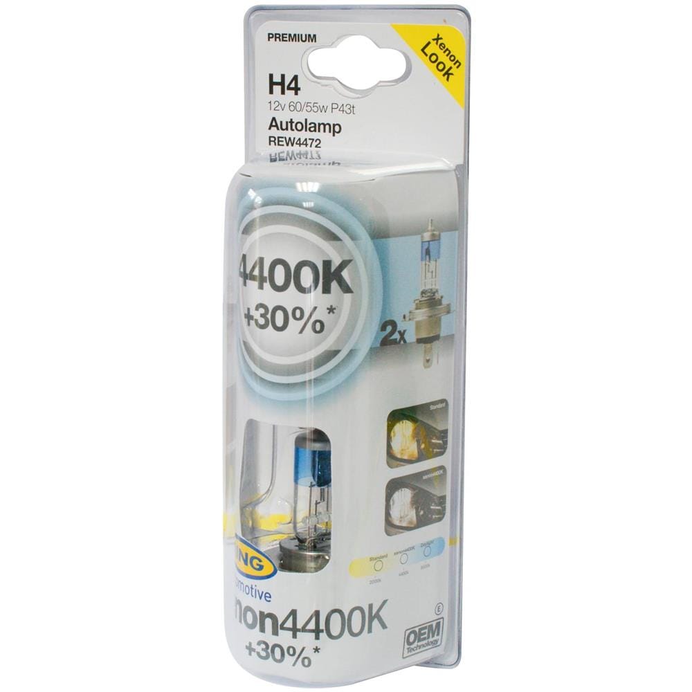 Rew4472 Lampadine Xenon 4400k H4 12v - Foto 1