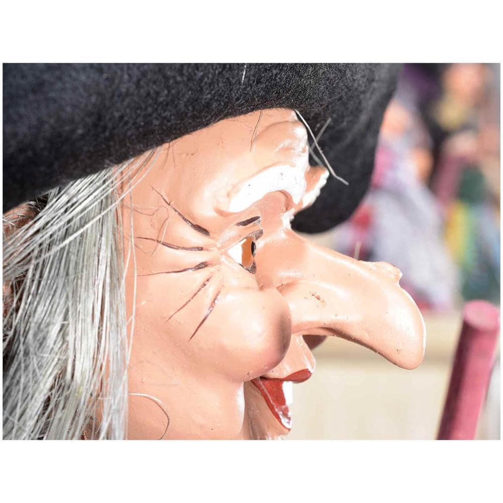 Befana Con Abito E Scopa Altezza 95 Centimetri Decorazione Per Vetrine E Negozi - Foto 2