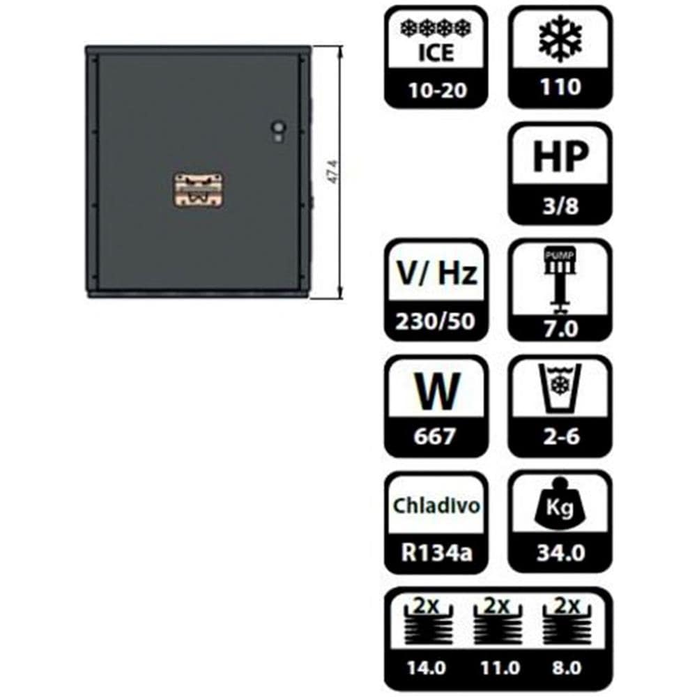 Spillatore Birra, As-110, 4 Linee, Raffreddatore A Umido - Foto 2