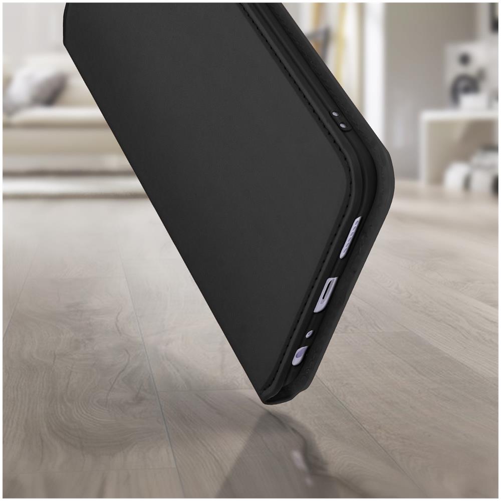 Custodia Samsung Galaxy A22 5g Portafoglio Funzione Supporto Video Nera - Foto 2