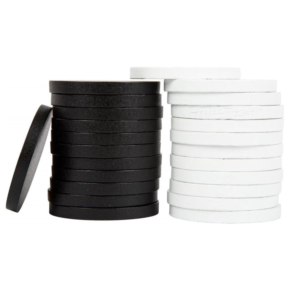 Dama E Gioco A Scacchi 45 Cm Legno Beige / marrone / nero / bianco - Foto 2