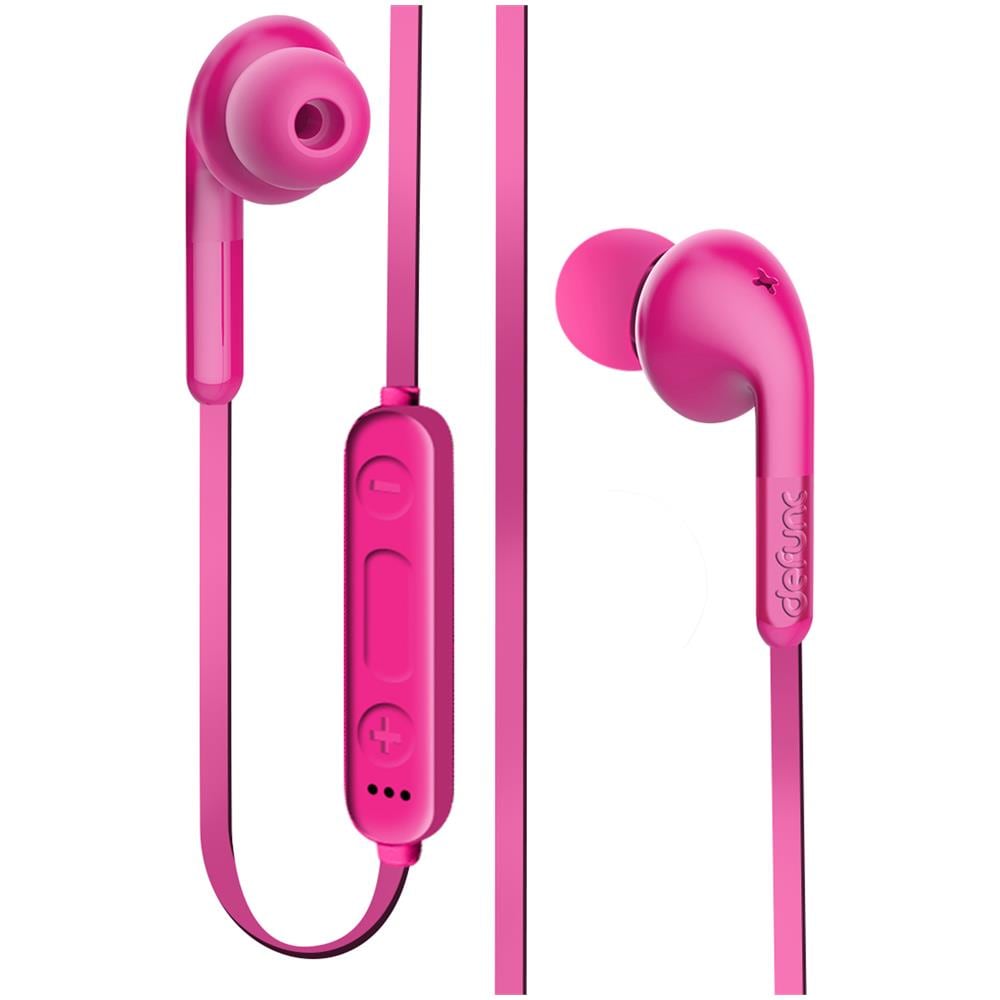 Auricolari In-ear Bluetooth Con Microfono Hdtati Basic Music Fucsia - Foto 1