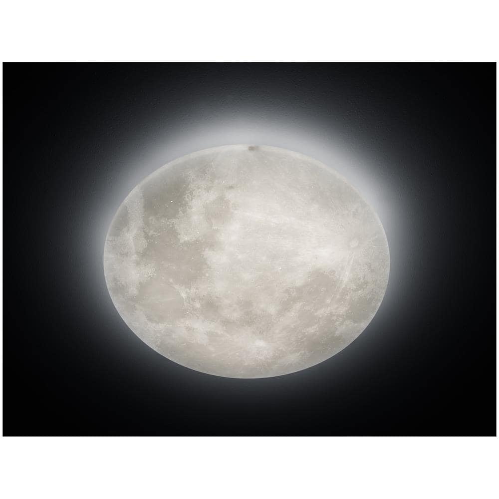 Lunar Plafoniera Led Con Fasi Lunari Regolabili Con Telecomando Multifunzione D. 60cm - Foto 1