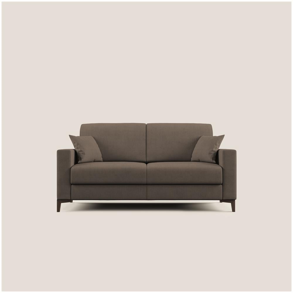 Best Divano Letto Angolare In Tessuto Impermeabile T02 Marron