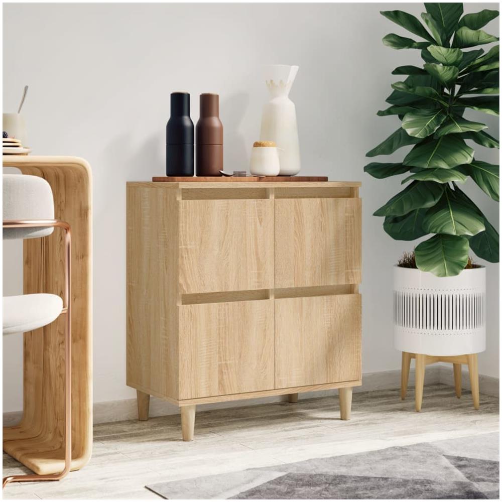 Credenza Rovere Sonoma 60x35x70 Cm In Legno Multistrato - Foto 1