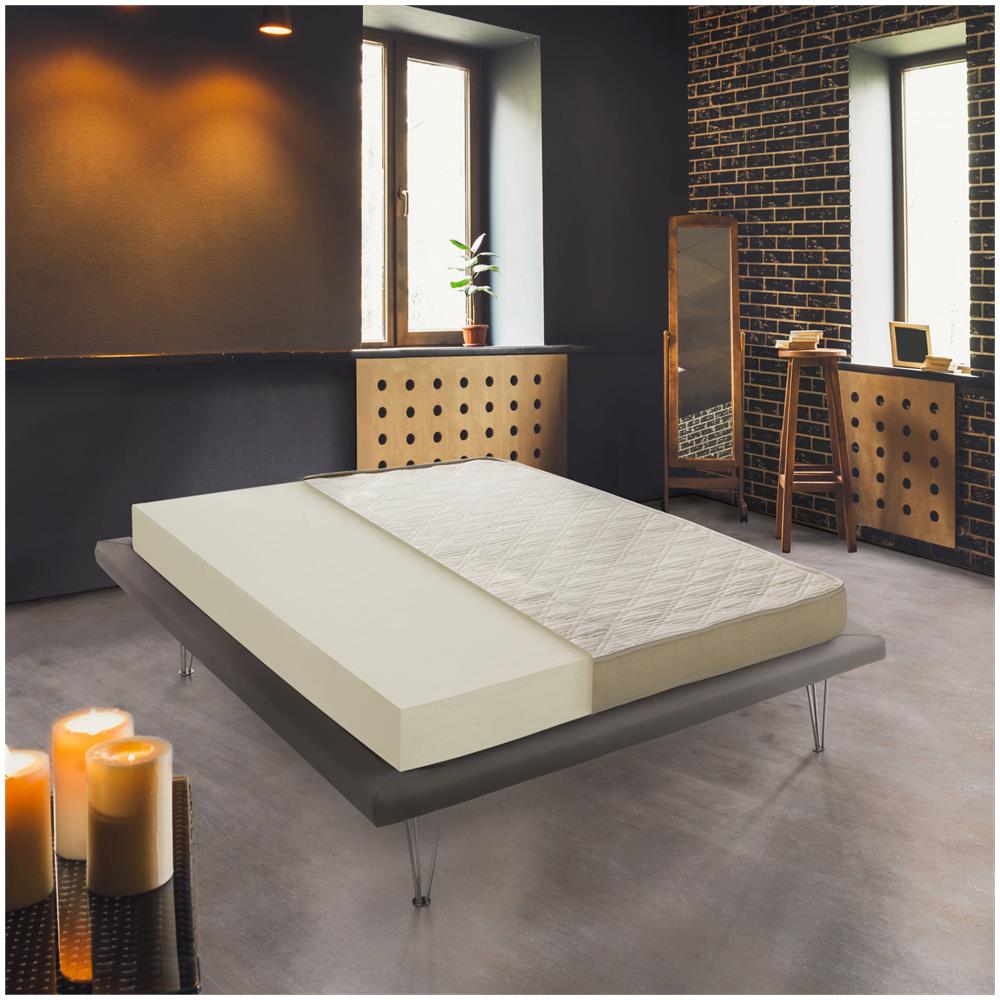 Materasso Singolo Lorella, Materasso In Waterfoam, 100% Made In Italy, Anti Acaro E Anallergico, Cm 80x190h15 - Foto 1