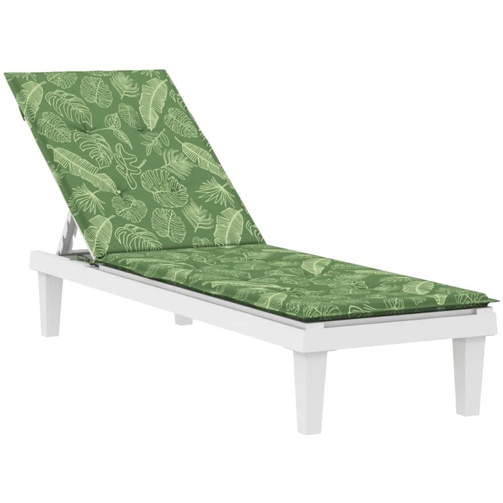 Cuscino Per Sedia Sdraio Con Motivo A Foglie In Tessuto Oxford - Foto 3