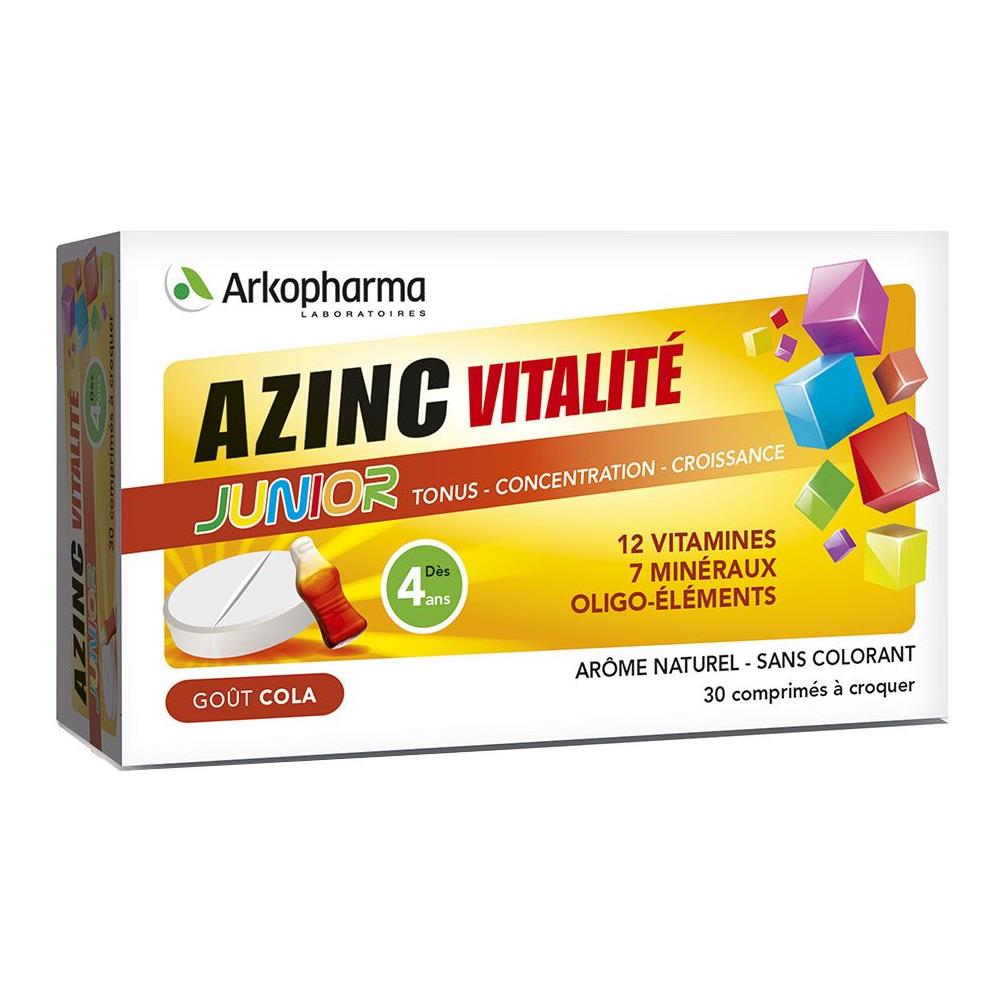 Junior Gusto Cola Vitamine C & E, Zinco 30 Compresse Azinc - Foto 1