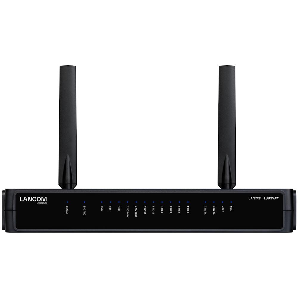 Router Wireless 1803VAW Dual Band 2,4 GHz / 5 GHz IEEE 802.11ax (Wi-Fi 6) 4 Porte LAN Colore Nero - Foto 1