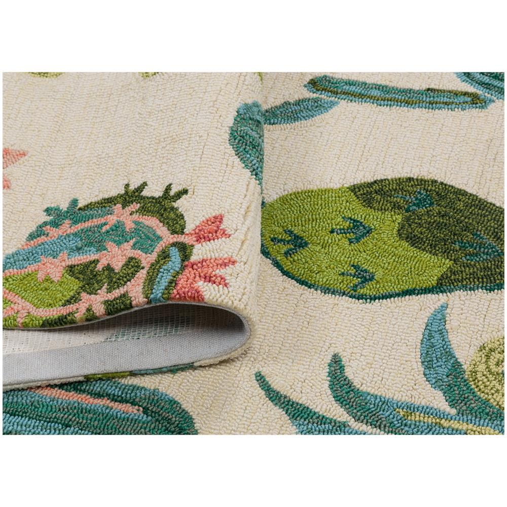 Tappeto da patio Rosetta di, 120x180 cm, bianco /maculato, per interni /esterni - Foto 2