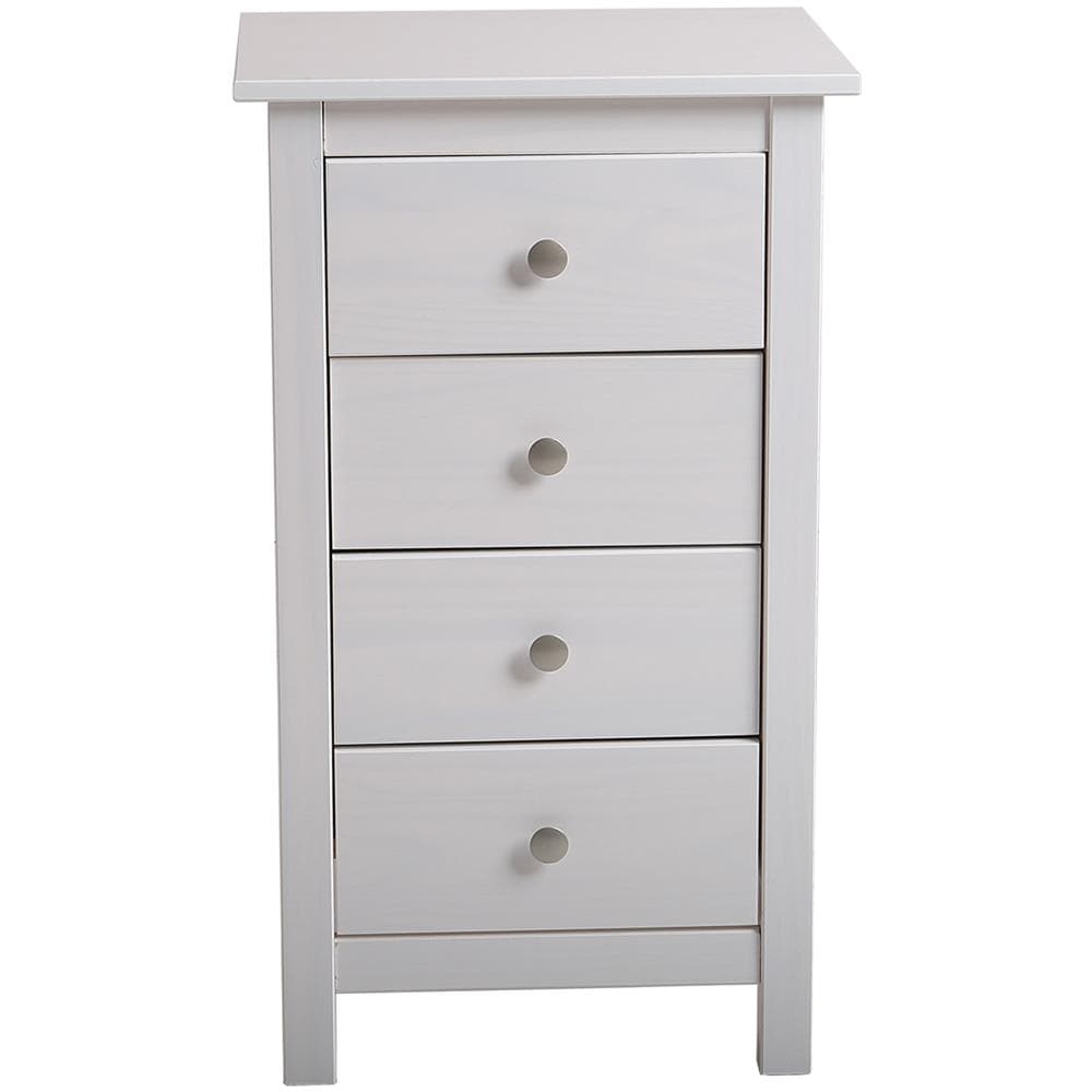 Cassettiera Betty Con 4 Cassetti Bianco - Foto 1