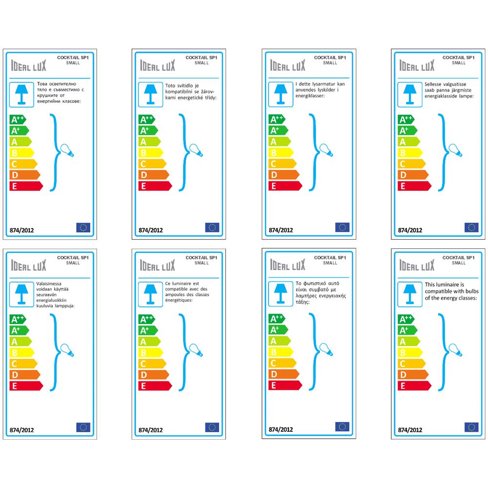 Lampada A Sospensione 40w E14 Ideal Lux Bianco - Foto 5