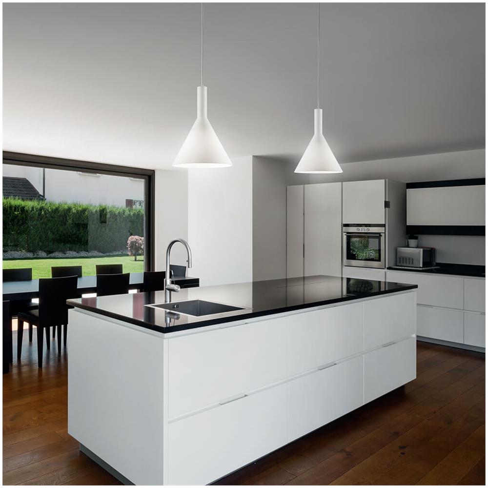 Lampada A Sospensione 40w E14 Ideal Lux Bianco - Foto 2