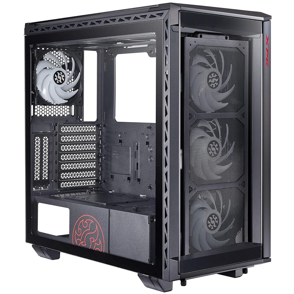 Case XPG Battlecruiser Middle Tower ATX / Micro-ATX / Mini-ITX / E-ATX 3 Porte USB 3.0 Colore Nero (Finestrato)  - Foto 4