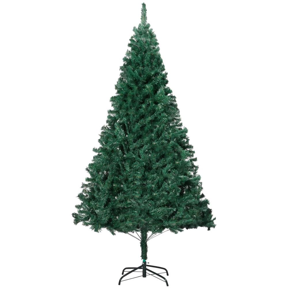 Albero di Natale Artificiale con Rami Spessi Verde 240 cm PVC - Foto 2