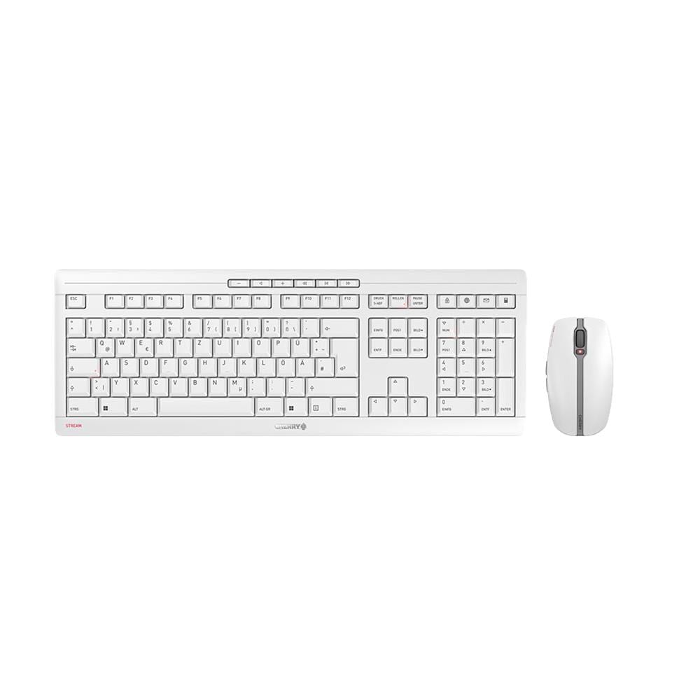 Tastiera e Mouse Wireless JD-8560DE-0 per Desktop (Layout Tedesco) Colore Grigio - Foto 1